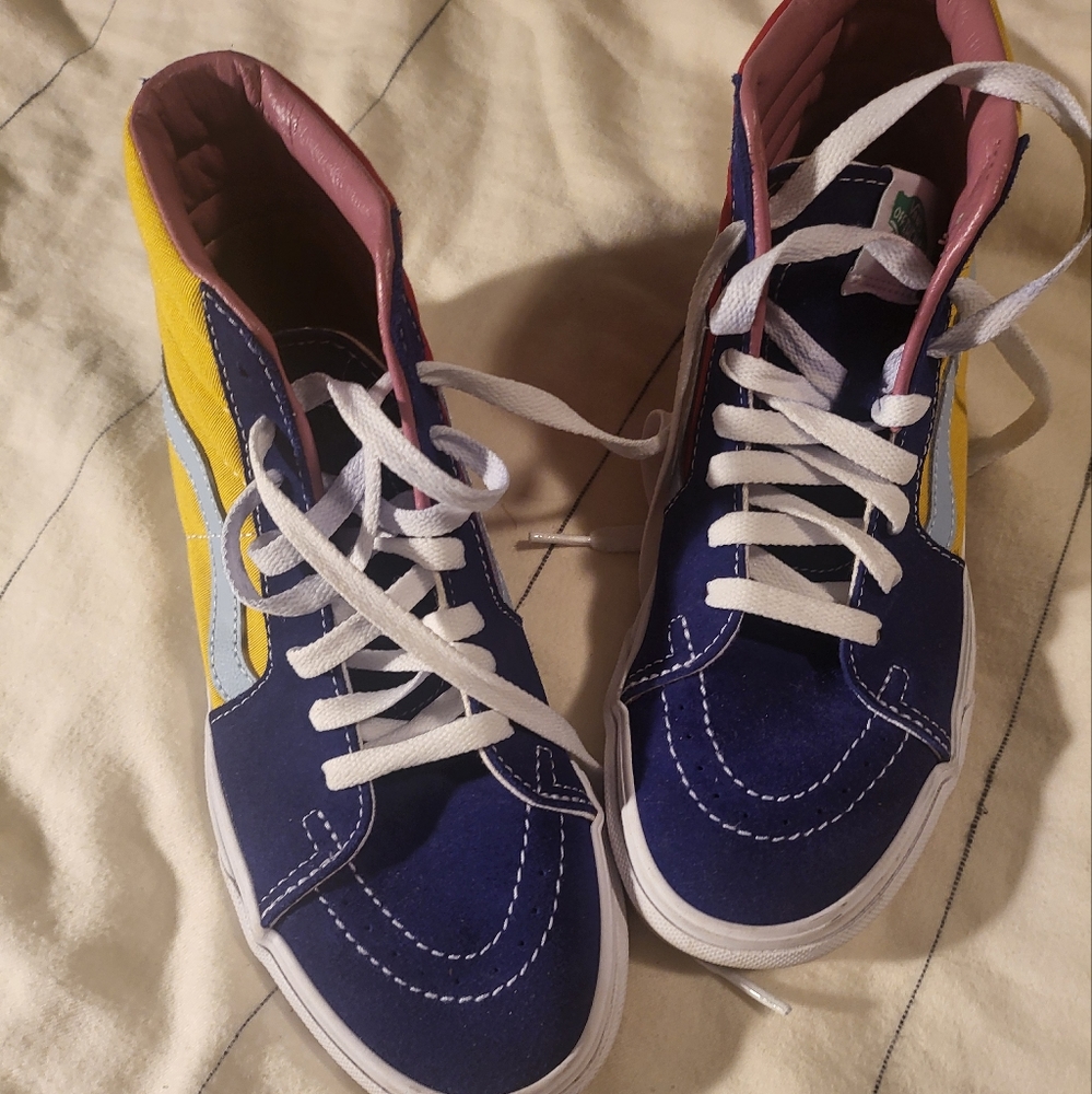 Old Skool color block vans